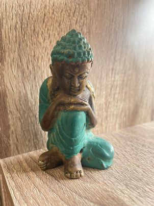 Fengshui Brass Sitting Buddha.