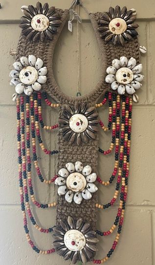 Elaborate Woven Shell Necklace