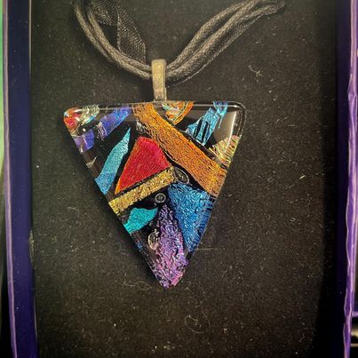 Glass Necklace - Multi Coloured