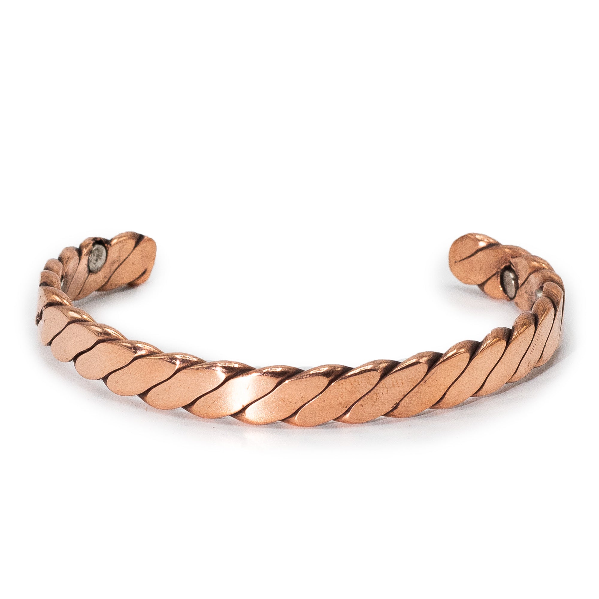 Solid Copper Manly Bracelets with Magnets