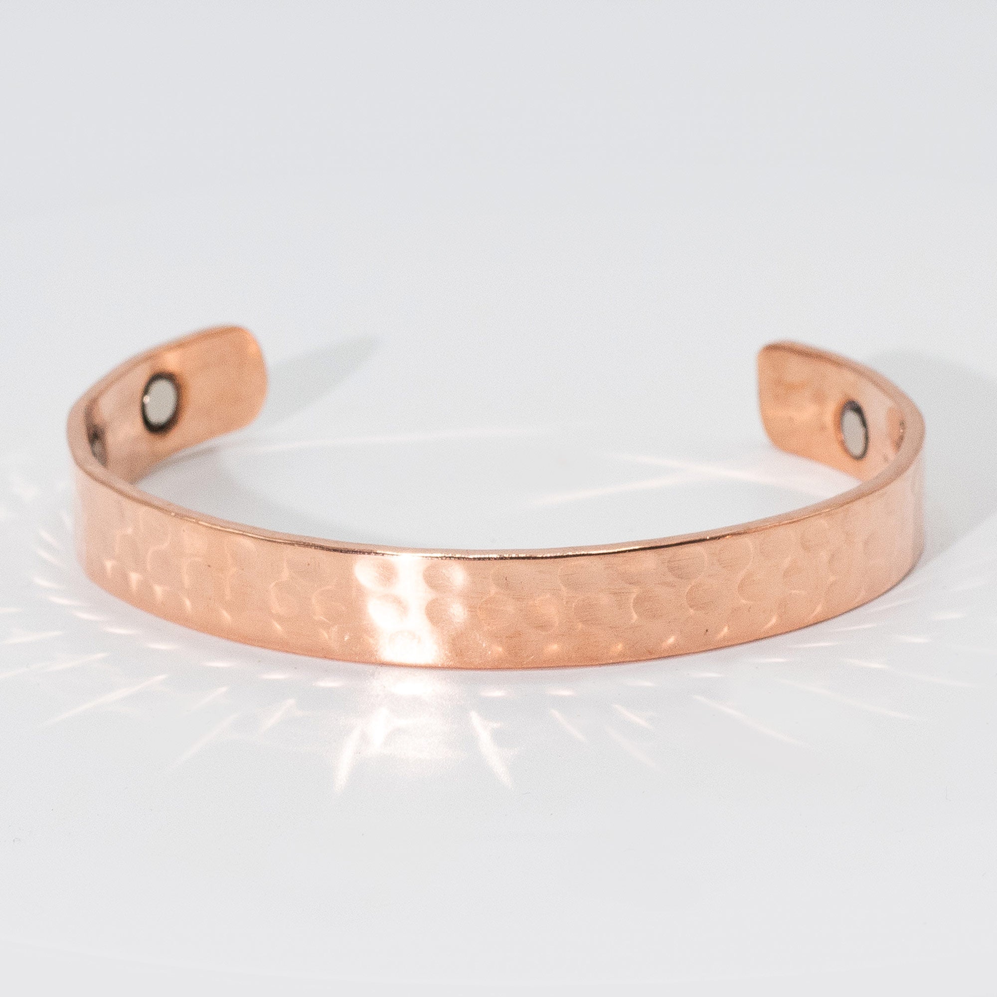 Solid Copper Manly Bracelets with Magnets