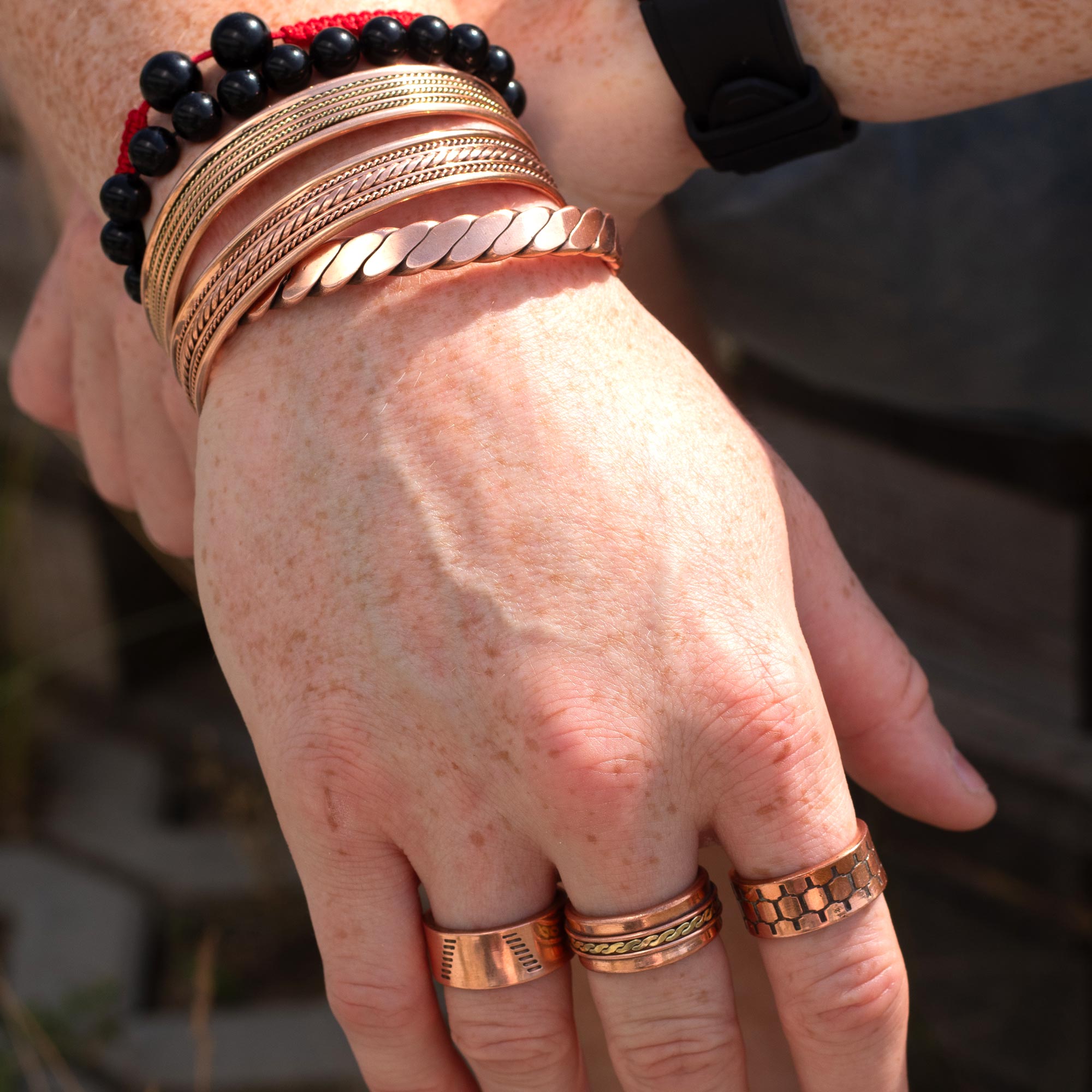 Copper Rings with Magnets