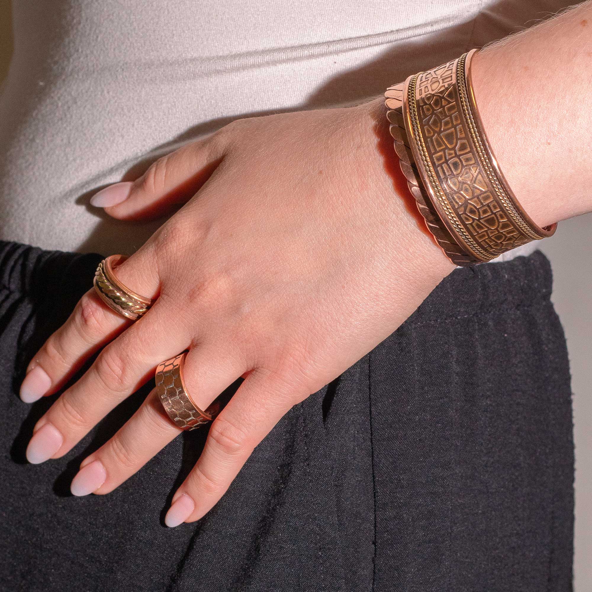 Copper Rings with Magnets