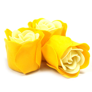 Soap Flower Heart Box - 3 Spring Roses