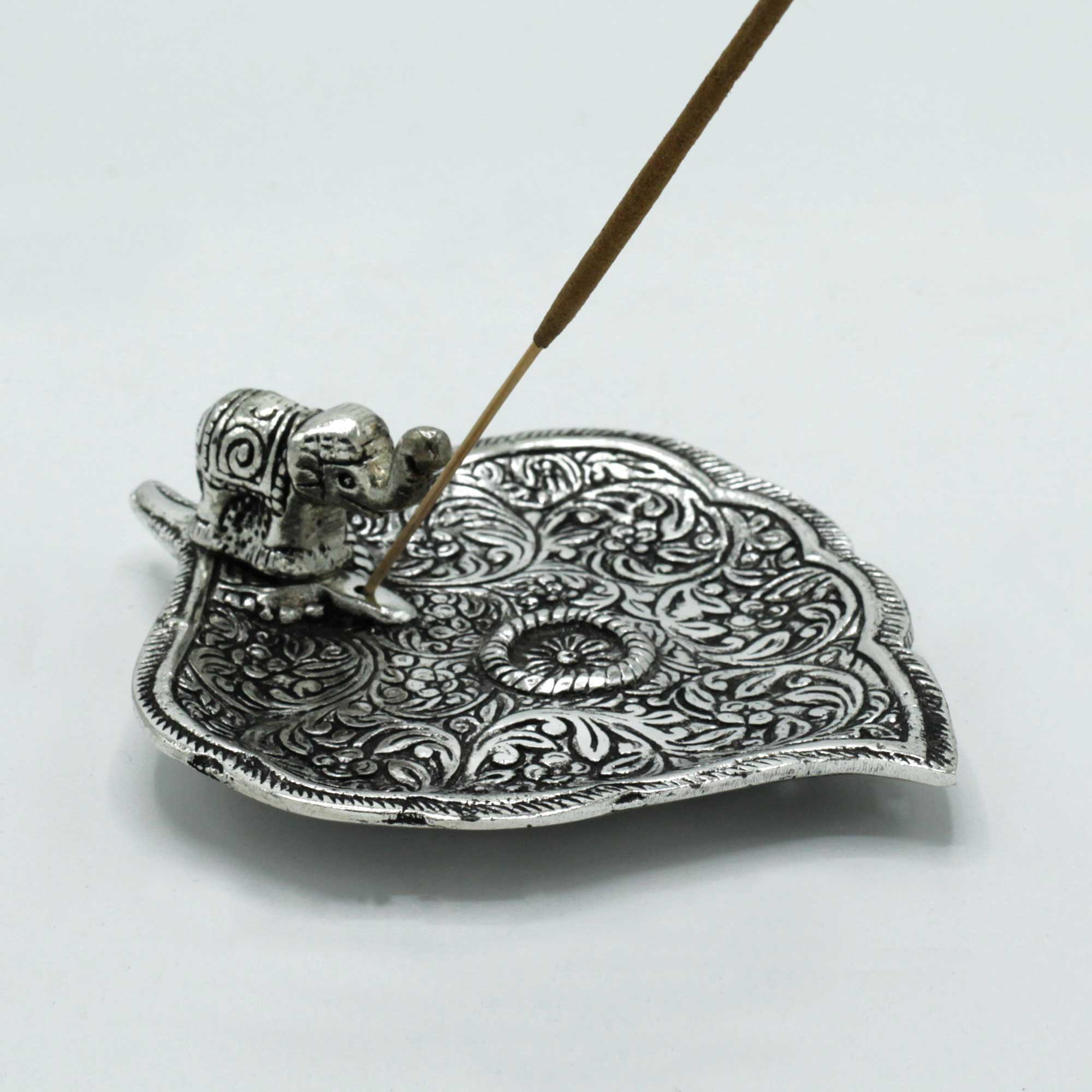 Elephant Leaf Incense Holder 11cm