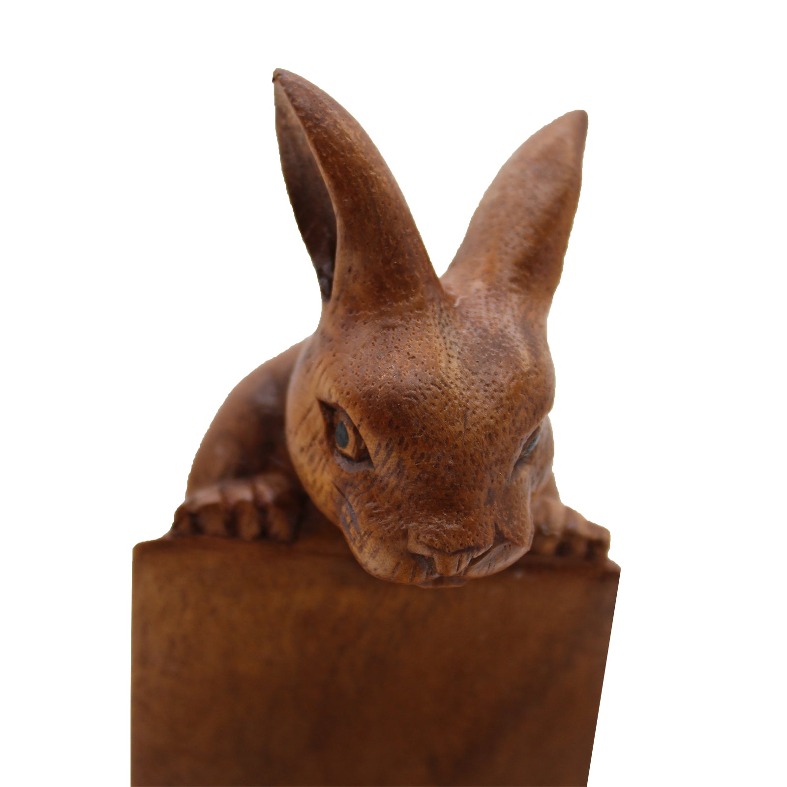 Suar Wood Balance Wine Holder - Rabbit
