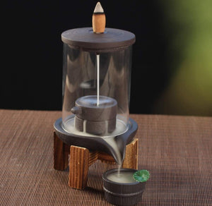 Back Flow Incense Burner - Teahouse Waterfall