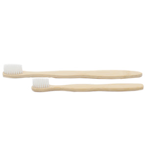 Bamboo Toothbrush - White Family Pack of 4