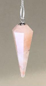 Crystal Pendulum - Tangerine Quartz