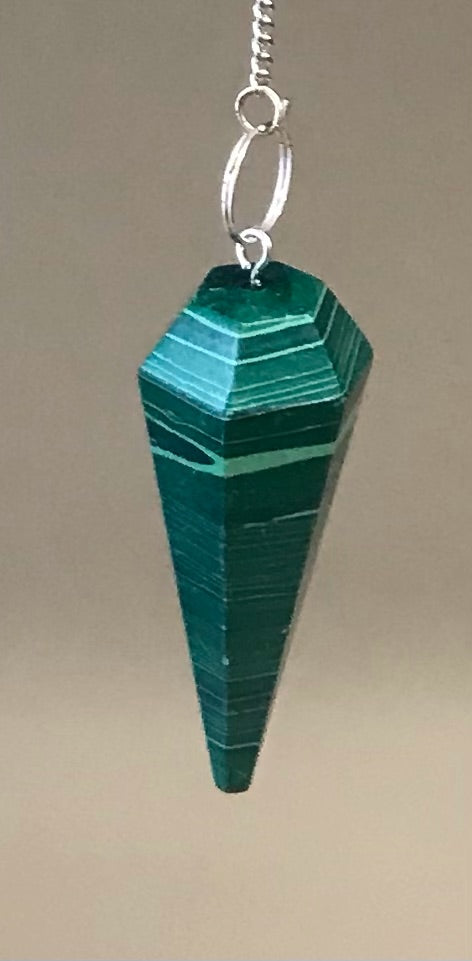 Crystal Pendulum - Malachite