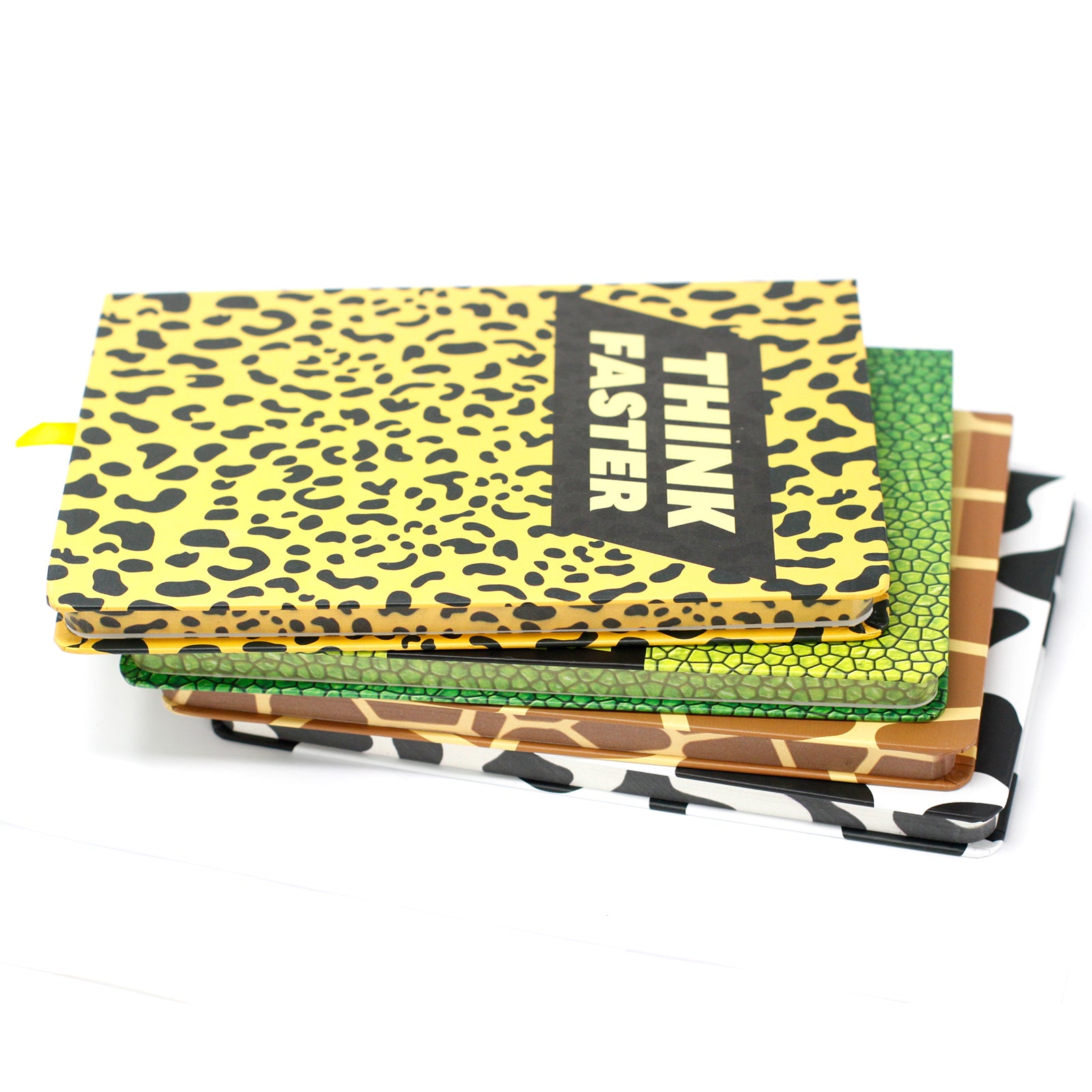 Cool A5 Notebook - Assorted Designs - Animal Encouragement (Coloured Edges)