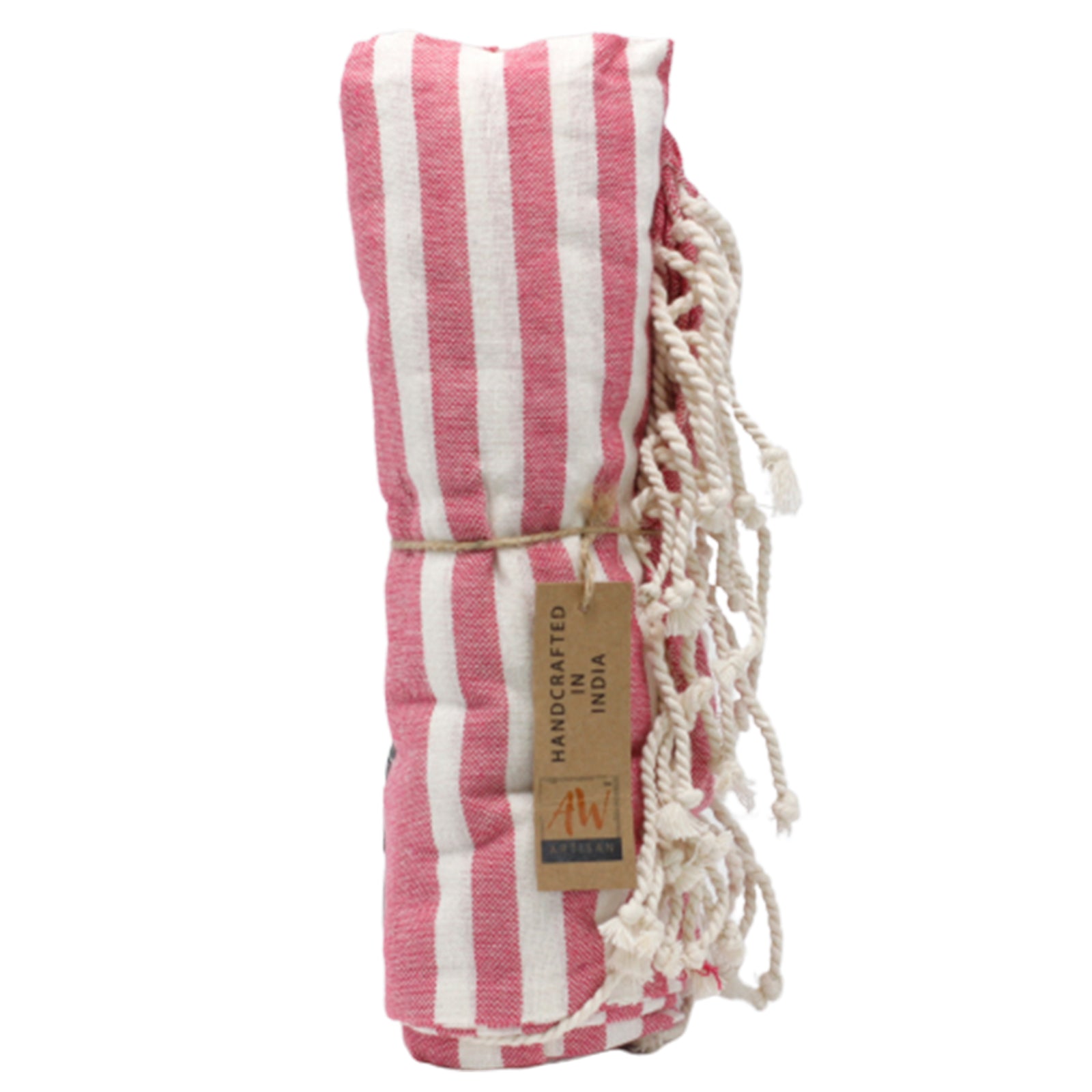 Cotton Pareo Throw - Hot Pink 100*180 cm