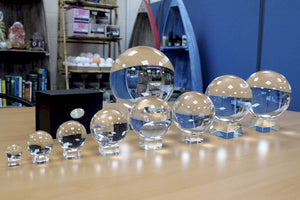 Crystal Ball on Stand 30mm