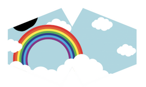 Reusable Fashion Face Mask - Rainbow (Child)