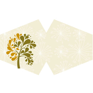 Reusable Fashion Face Mask - Golden Tree (Adult)