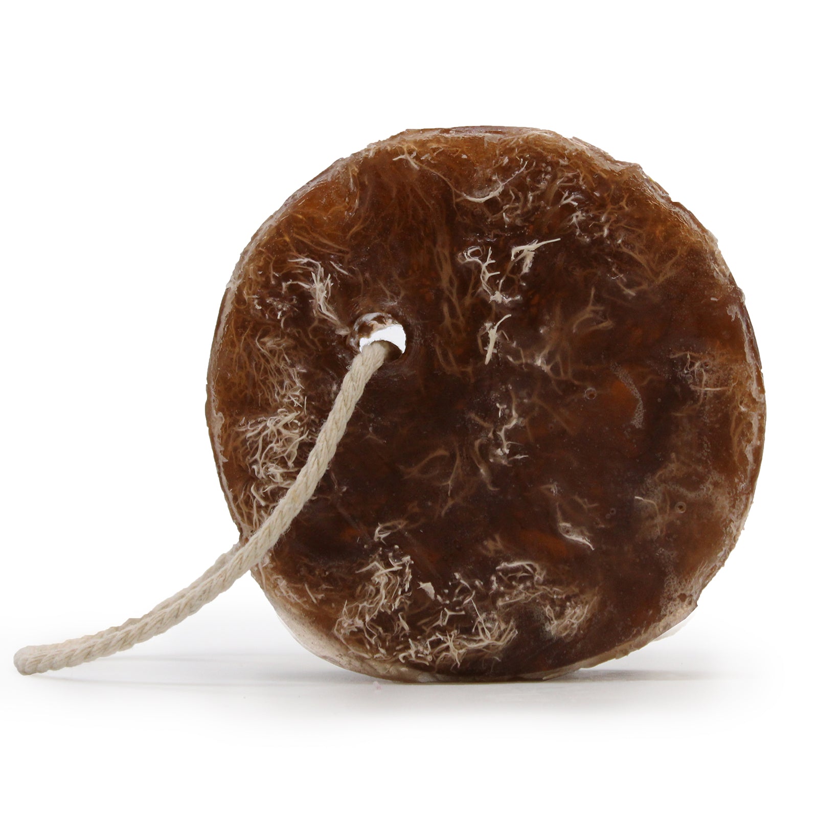 Fruity Scrub Soap on a Rope - Coconut