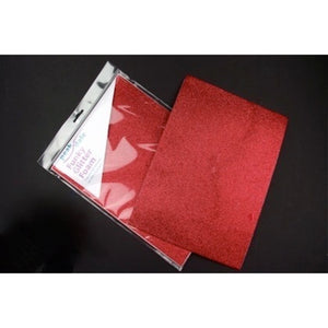 Funky Glitter A4 Self Adhesive Red (2)