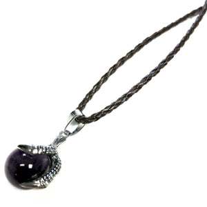 Large Dragon Claw Pendant - Amethyst