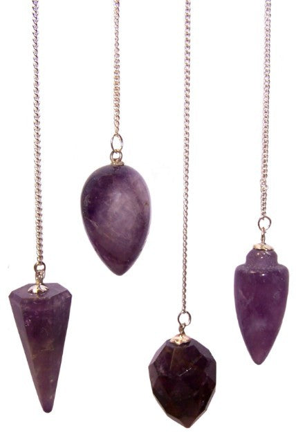 Crystal Pendulum - Amethyst Quartz