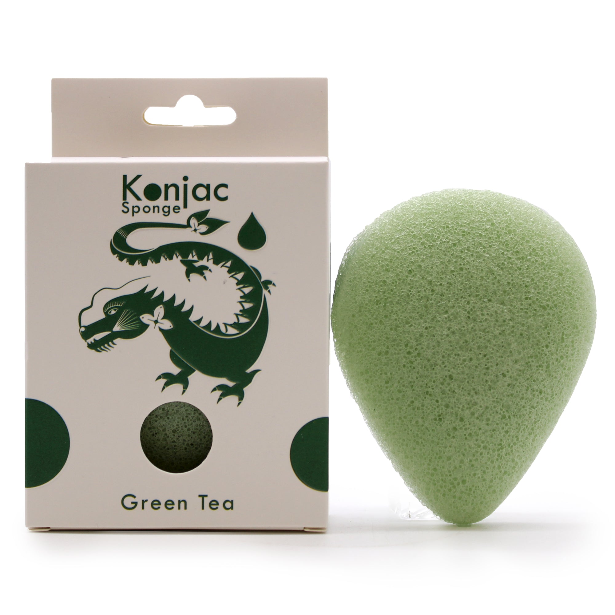 Teardrop Konjec Sponge - Green Tea - Protective