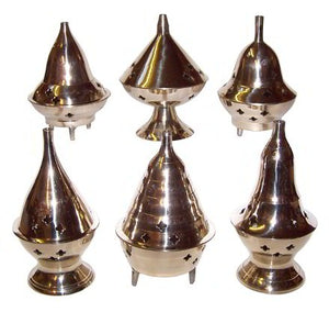 Brass Incense Burner 4" - 6 different Designs