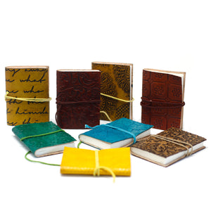 Mini Assorted Leather Notebooks (4*3")