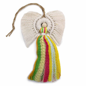 Hati-Hati Macrame Angel in  Gift Box - Rainbow