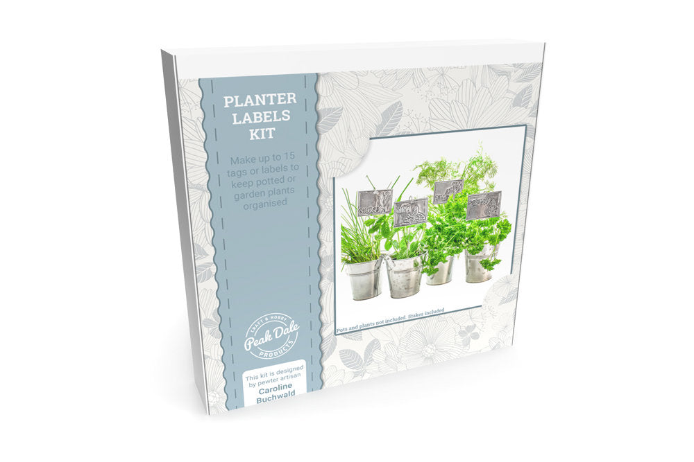 Metal Embossing Kit - Planter Labels