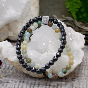 Magnetic Gemstone Bracelet - Amazonite