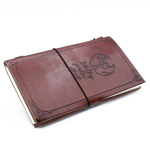 Handmade Leather Journal - Be The Change 80 Pages