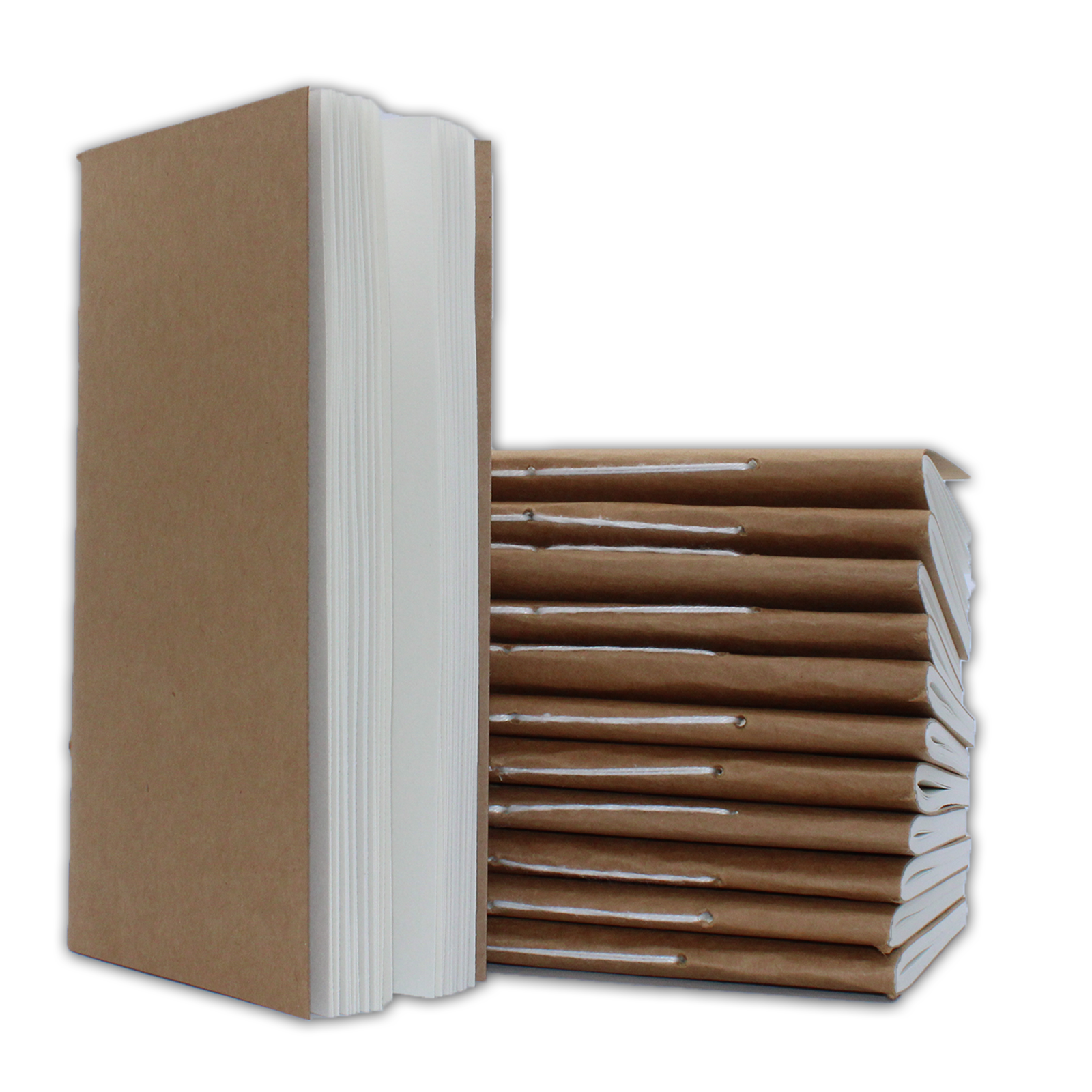 Handmade Leather Journal - Paper Refill - Eco-Friendly (80 pages)