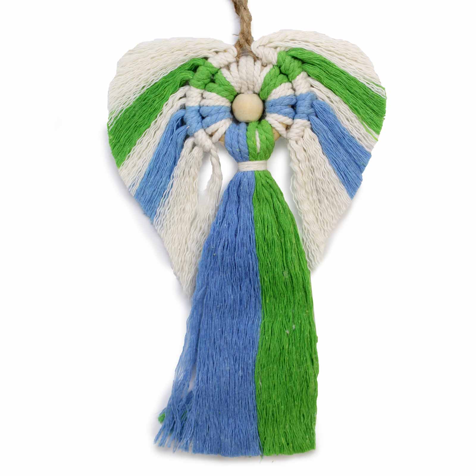 Hati-Hati Macrame Angel in  Gift Box - Earth