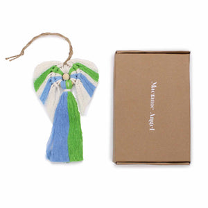 Hati-Hati Macrame Angel in  Gift Box - Earth