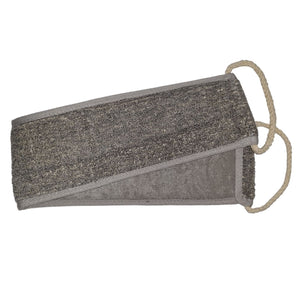 Bamboo & Linen Back Strap - Charcoal
