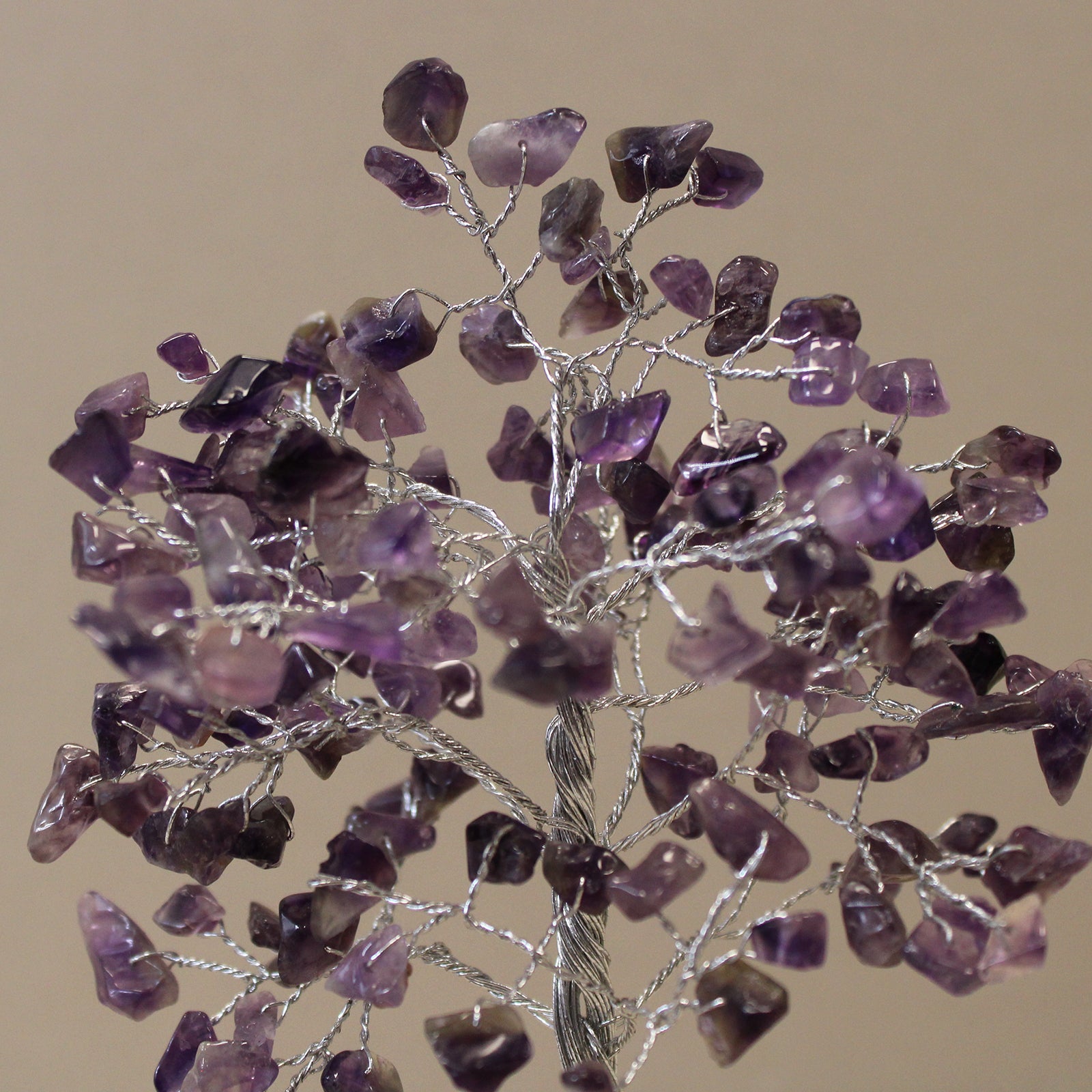 Gemstone Tree with Orgonite Base - Amethyst 160 Stone