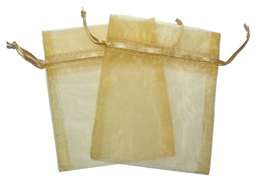 Small Organza Bag - Gold