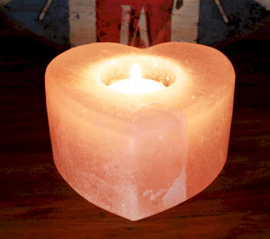 Quality Salt Candle Holder - Heart