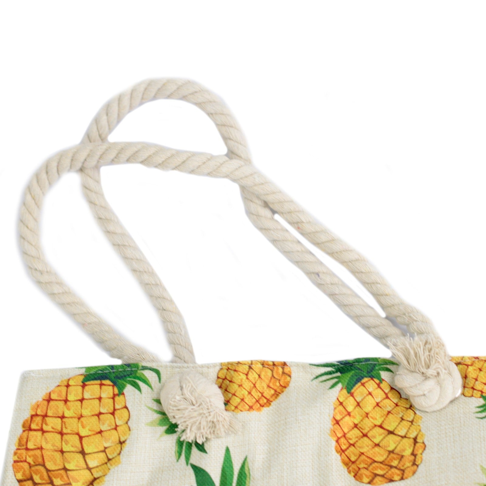 Rope Handle Bag - Pineapples