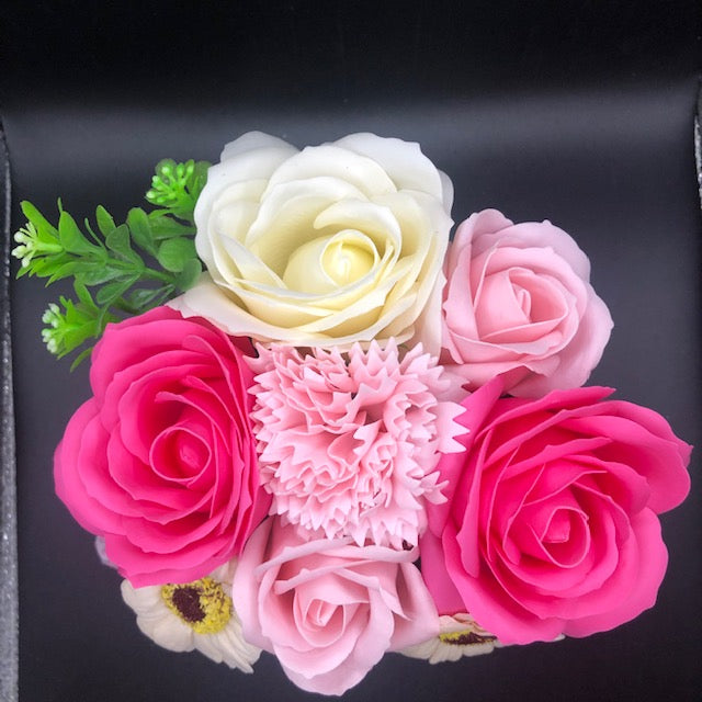 Soap Flower Box - Pink