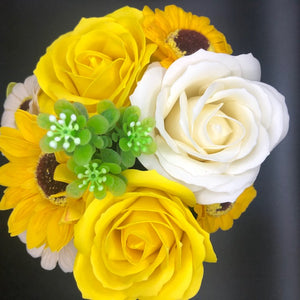 Soap Flower Box - Yellow