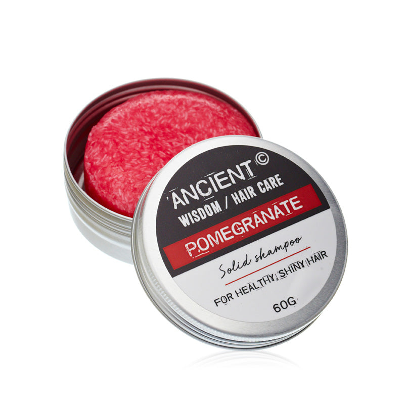 Vegan Friendly Solid Shampoo Bar 60g - Pomegranate