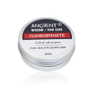 Vegan Friendly Solid Shampoo Bar 60g - Pomegranate