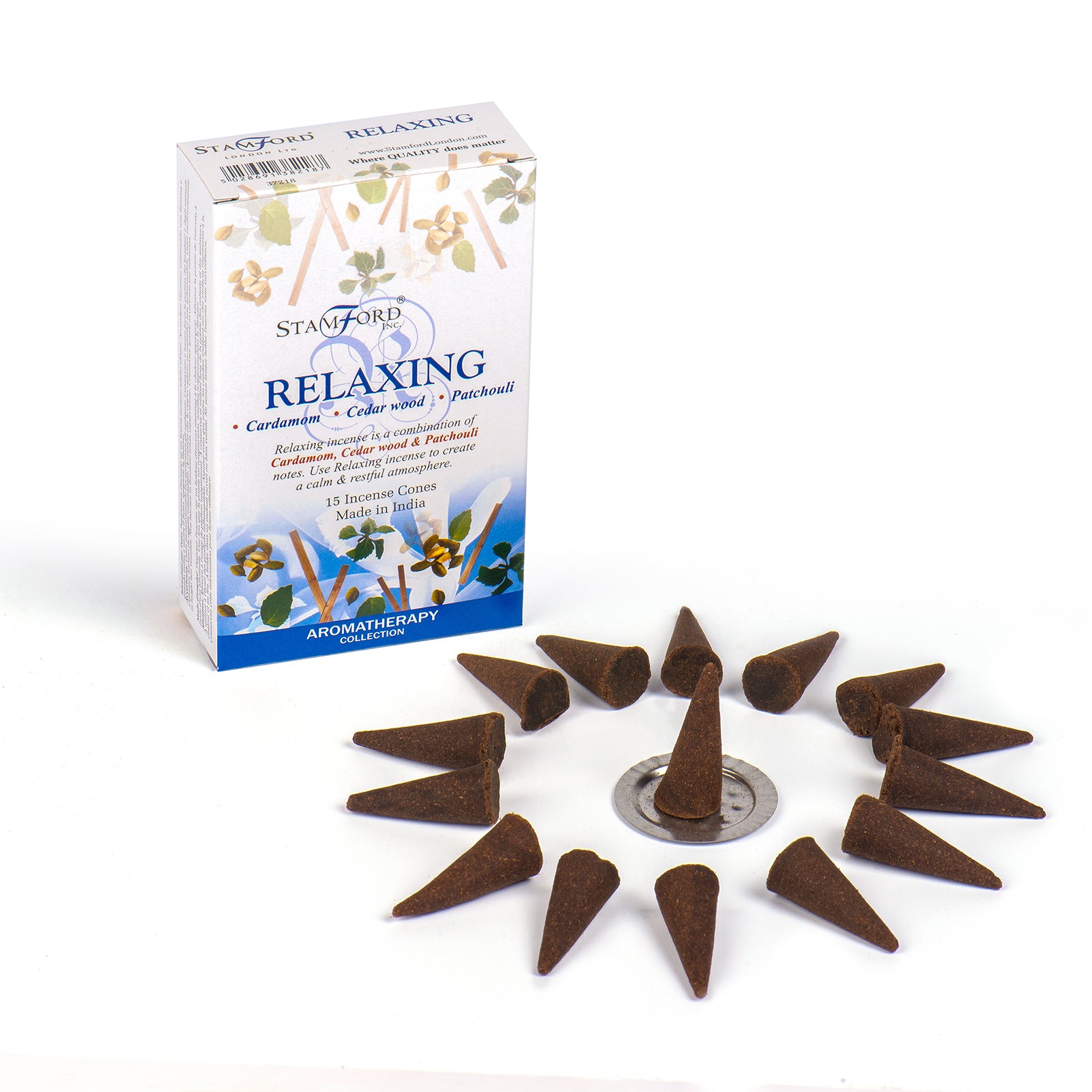Relaxing Incense Cones - Box of 12