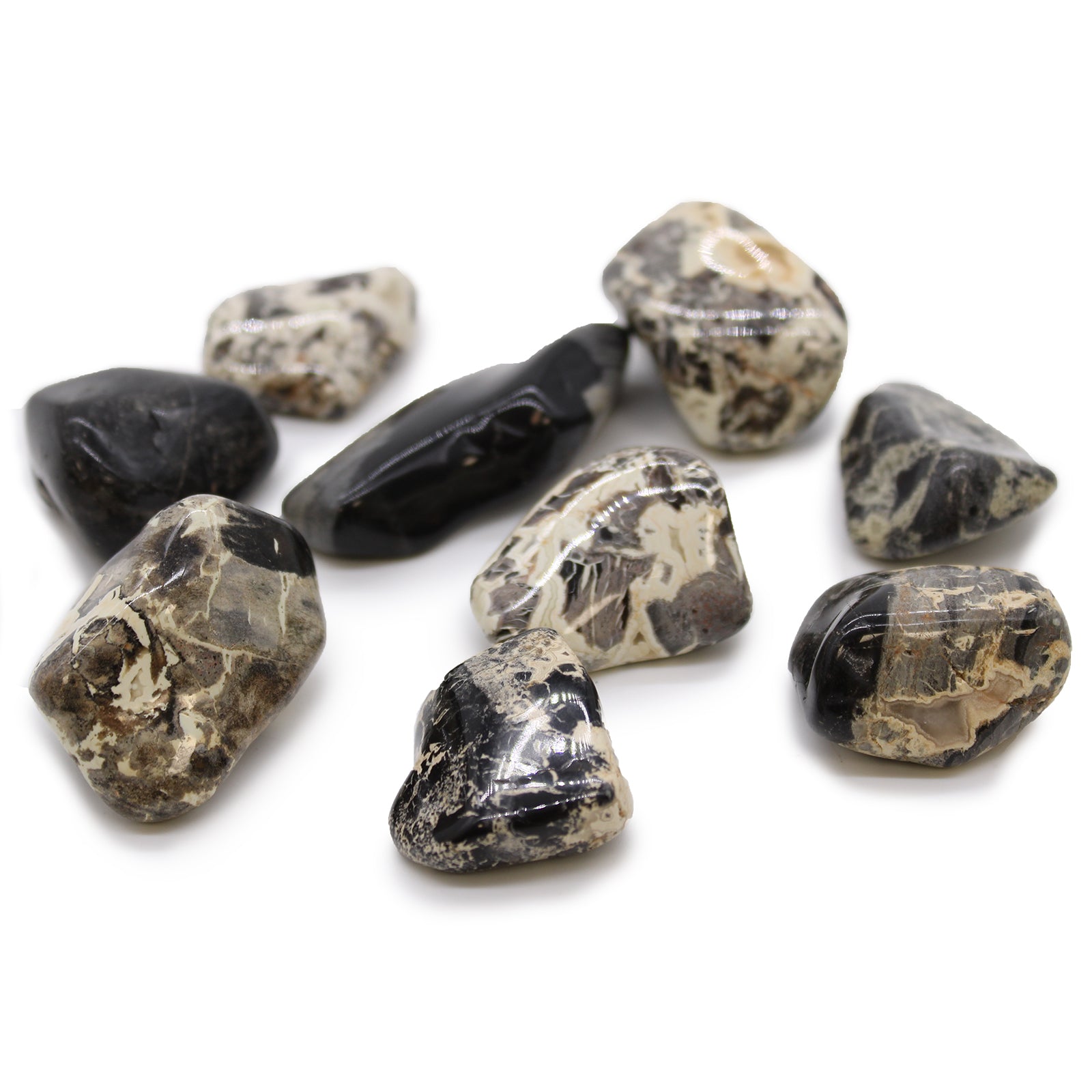 Extra Large Tumble Stone - Jasper - Silverleaf