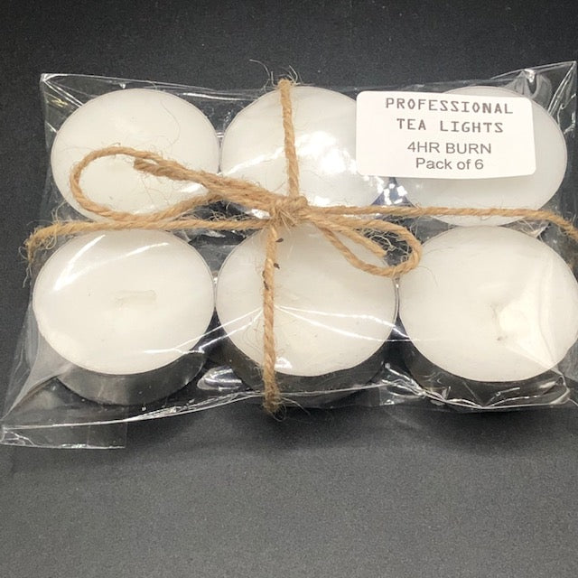 4hr Professional Tealights - Pack of 6