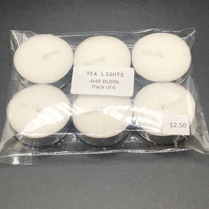 4hr Tealights - Pack of 6