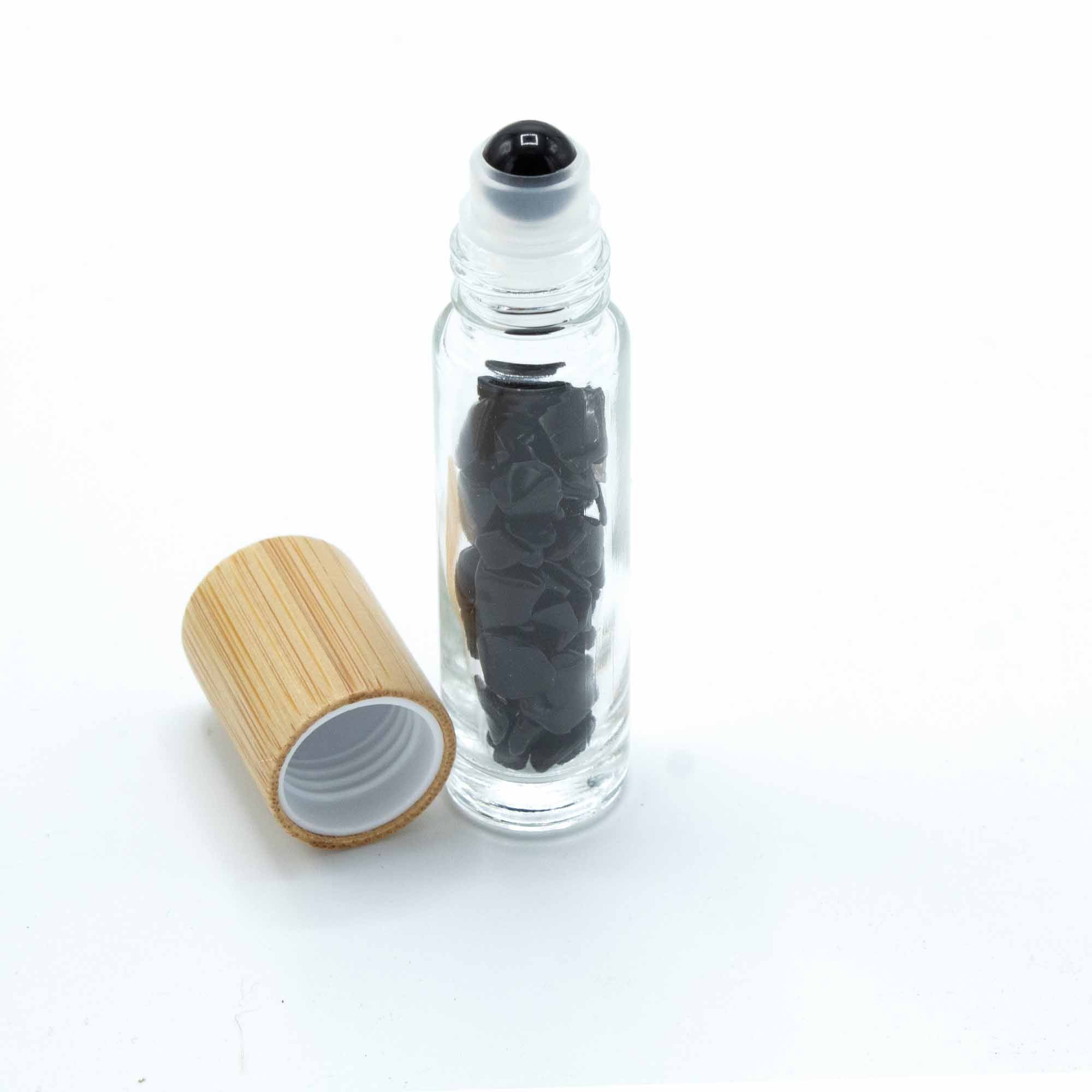 Gemstone Essential Oil Roller Bottle - Tourmaline
