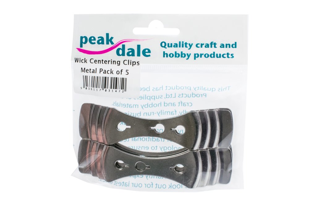 Wick Centering Clips Metal Pack 5