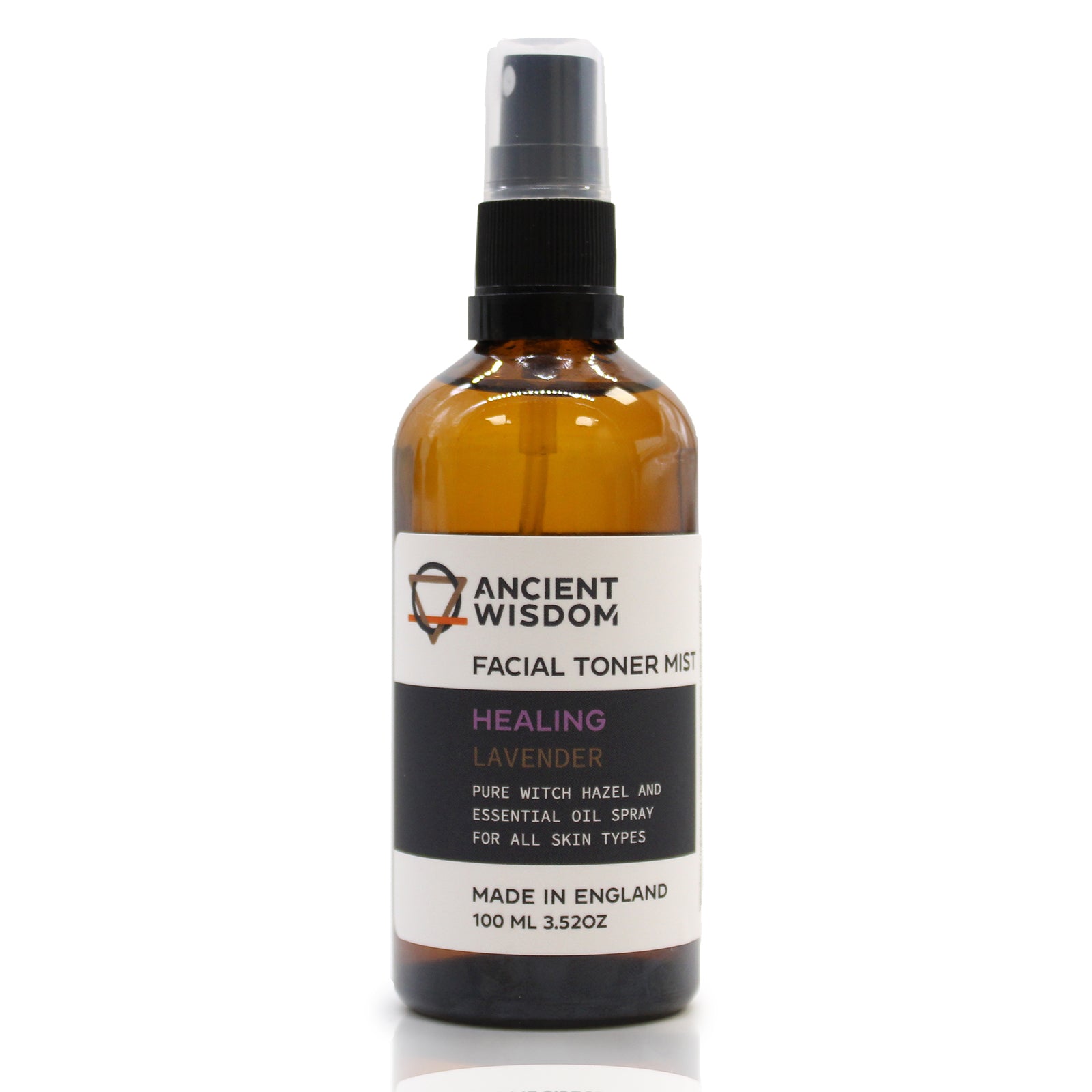 Facial Toner Mist - Healing Pure Witch Hazel with Lavender 100ml