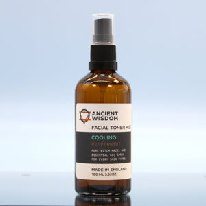Facial Toner Mist - Cooling - Pure Witch Hazel with Peppermint 100ml